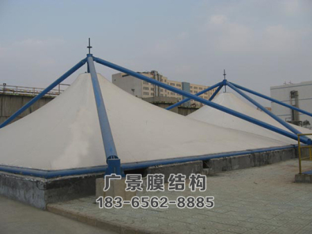 膜结构污水池加盖