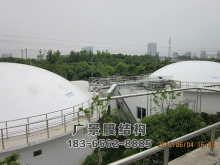 膜结构污水池加盖