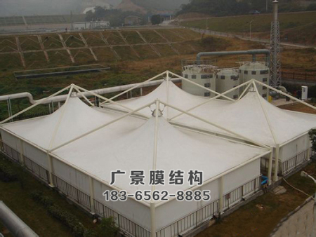膜结构污水池加盖