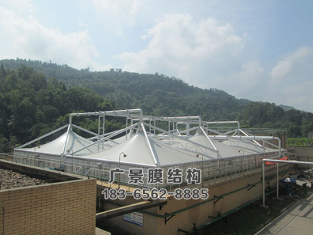 膜结构污水池加盖