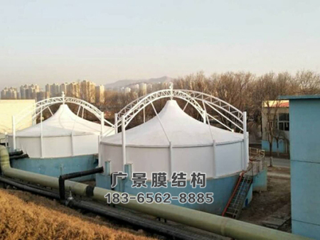 膜结构污水池加盖