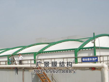 膜结构污水池加盖