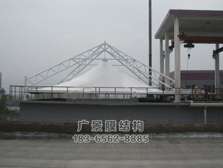 膜结构污水池加盖