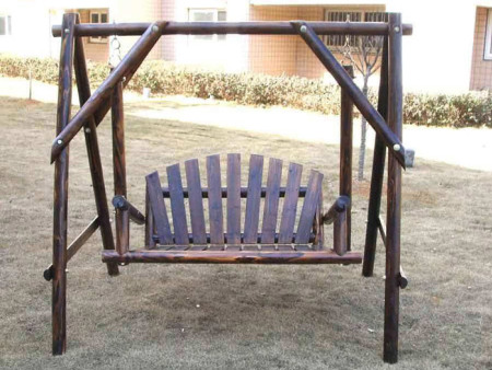 防腐木吊椅