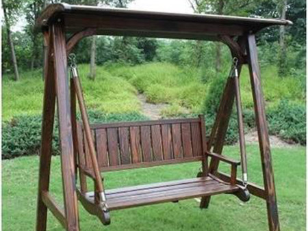 防腐木吊椅