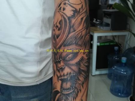 孙悟空纹身，小臂纹身1