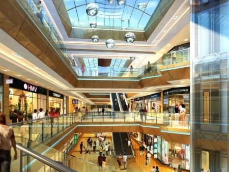 包头新天地购物中心照明案例