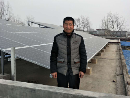 延津县东屯镇吴安屯村牛海付30千瓦电站。