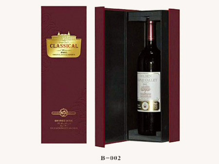 进口红色单支礼盒包装