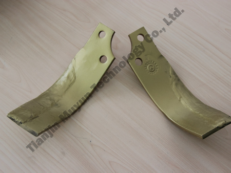 Alloy rotavator blade