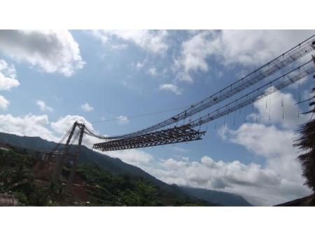 索道工程缅甸施工案例