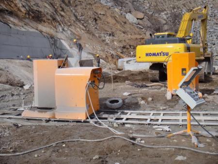 绳锯机施工案例