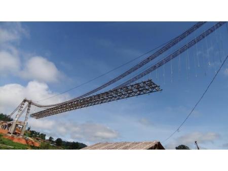 索道工程缅甸施工案例