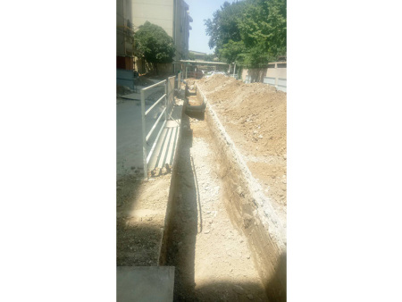 櫻園北區供暖管道水改氣改造