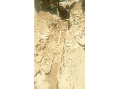 櫻園北區供暖管道水改氣改造