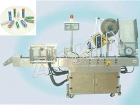 Battery labeling machine