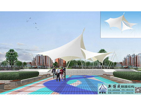 新疆托里生态园中轴线