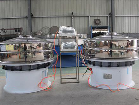 两台超声波振动筛设备，检查无误出库