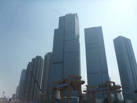 杭州万象城幕墙安装