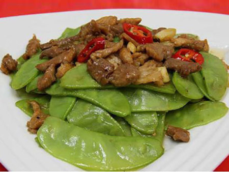 肉炒扁豆角