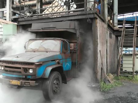 宝钢集团韶关钢铁有限公司炼铁厂烧结矿汽车装车口