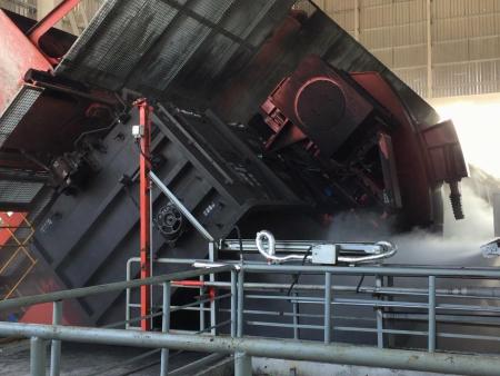 山东华鲁恒升化工股份有限公司双翻翻车机微雾抑尘系统1