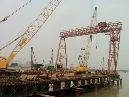 中交一公局田安大桥钢平台工程