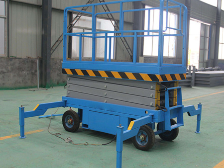 铝合金升降平台生产完成