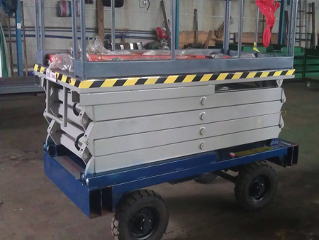 铝合金升降平台完工