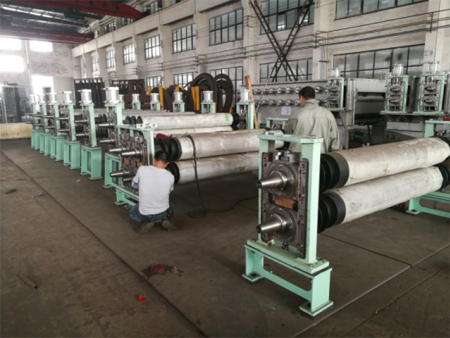 誠德固溶5號線擠干輥