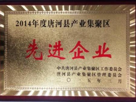 2014年产业聚集区先进企业