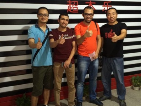 埃及客户到工厂参观