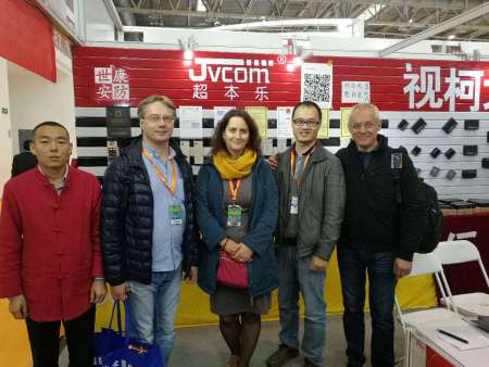 北京安防展俄罗斯客户合影