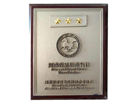 河南省星级旅行社