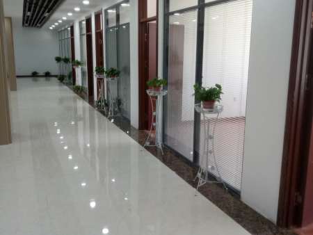 公司玻璃隔断实拍