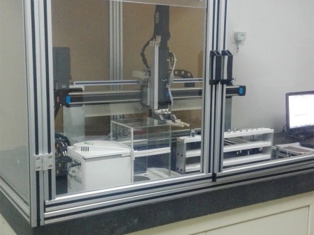 砝码质量检测桁架机器人