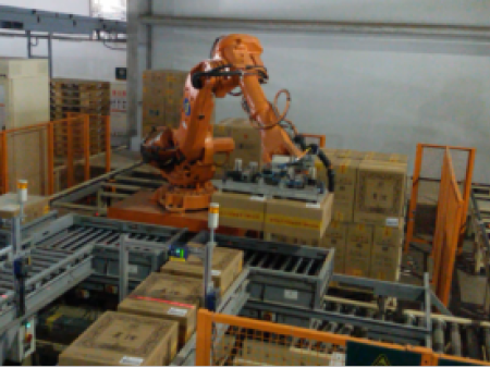 机器人烟草生产线码垛