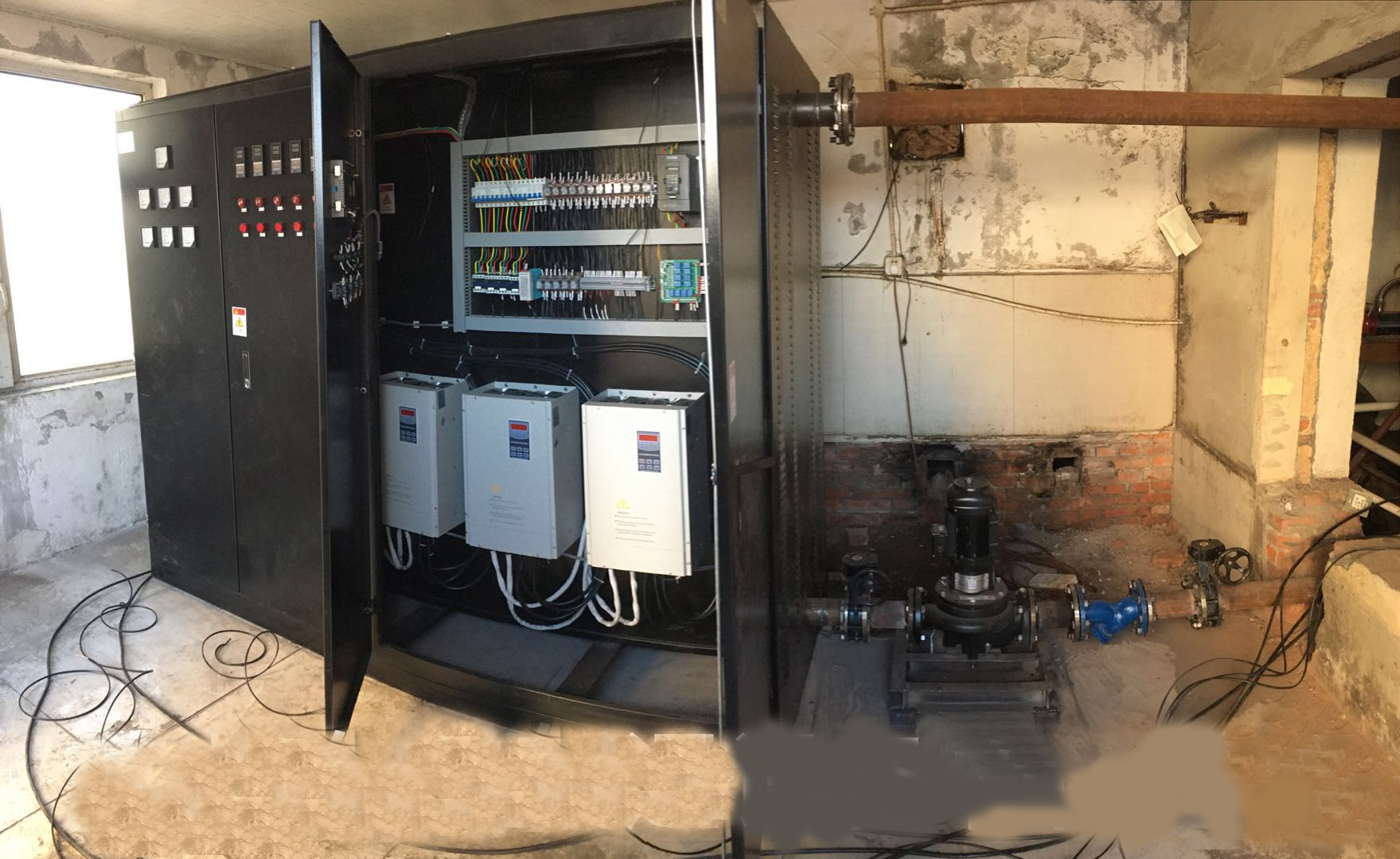 吉林市某商砼站300KW電磁采暖