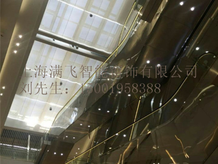 热烈祝贺上海满飞智能窗饰有限公司签约河南信阳某商场电动遮阳帘项目