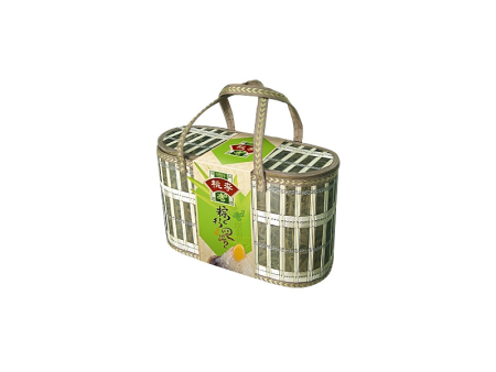 桃李粽子 竹篮礼盒1500g