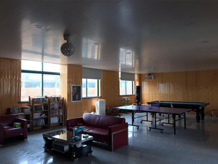 Staff entertainment room