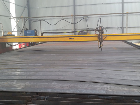 7x14m大跨距龙门等离子数控1