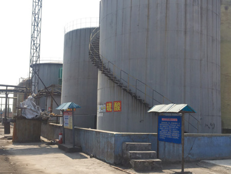 生产厂区硫酸、盐酸罐区