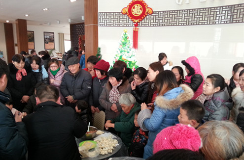 12月21日恒信?麒麟首府举办“业主邻里节，迎冬至包饺子比赛”
