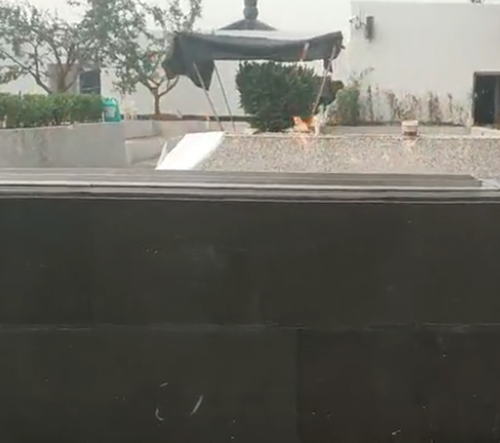 慈恩西路纽曼酒店定制的酒精壁炉实拍