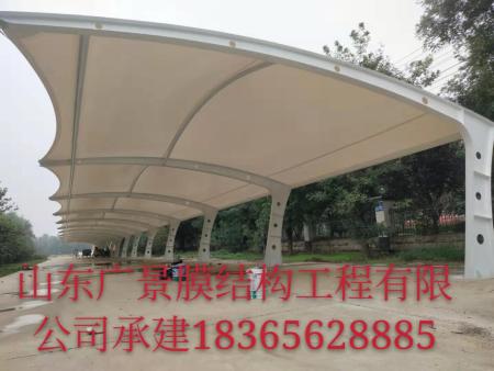 聊城冠县职教中心膜结构车棚