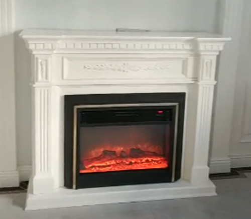 群贤居客户家壁炉安装完毕现成实拍