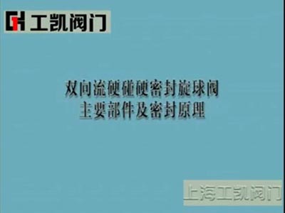 雙向流硬碰硬密封旋球閥主要部件及原理