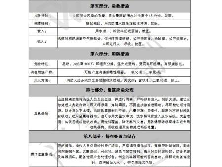 《三ballbet体育下载》贝博手机版过氧乙酸消毒剂安全技术说明书(MSDS)