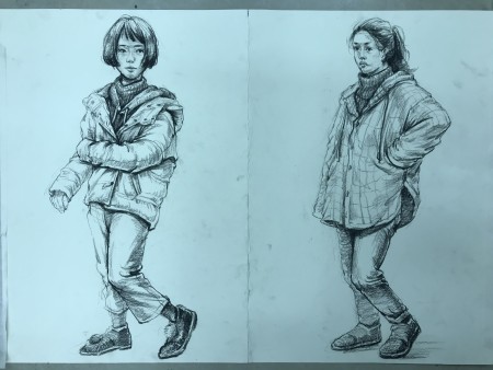 学生优秀速写作品